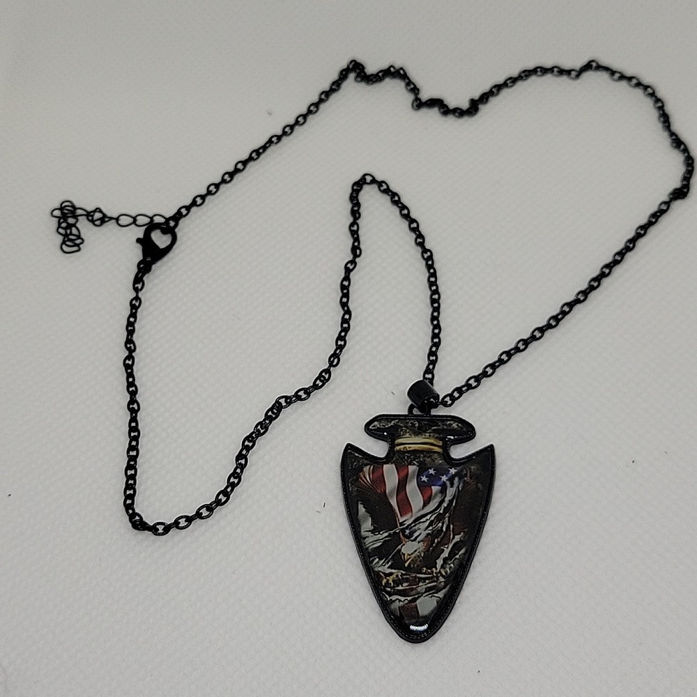 Indian Arrow American Resin Black 18" + " Extension Chain